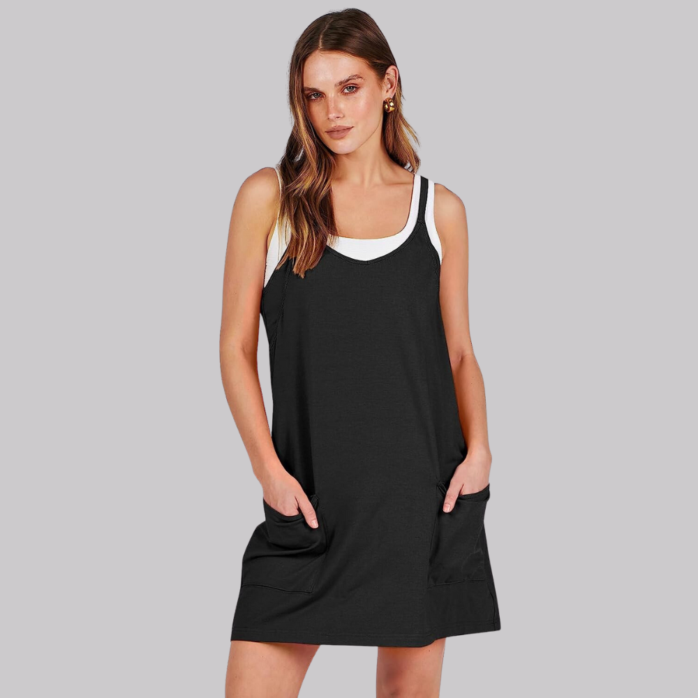 Summer Wide Mini Dress