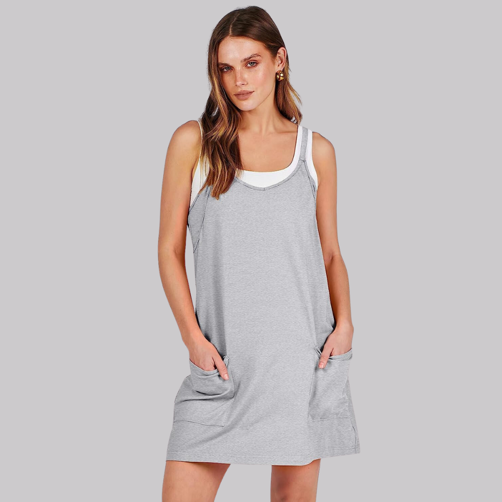 Summer Wide Mini Dress