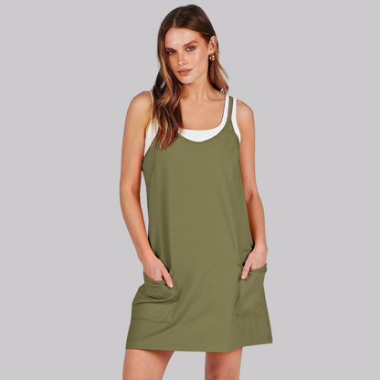 Summer Wide Mini Dress