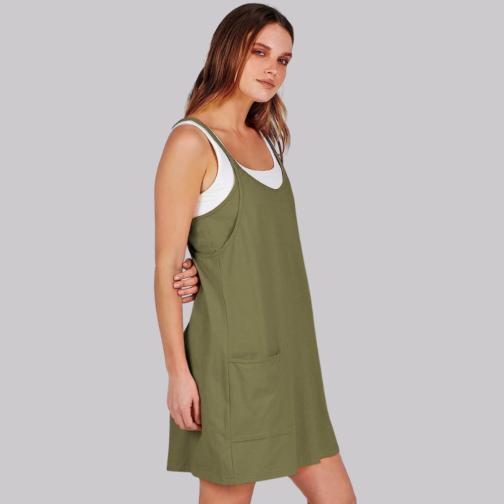 Summer Wide Mini Dress
