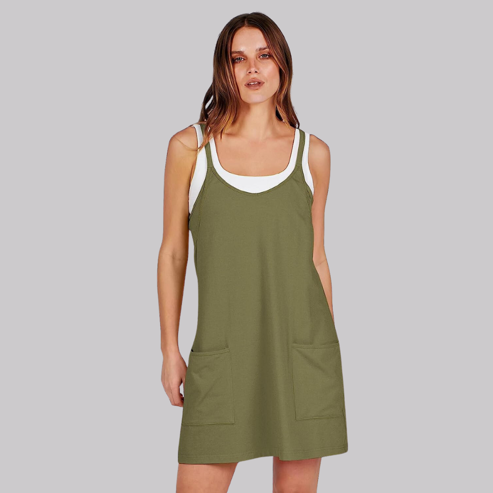 Summer Wide Mini Dress