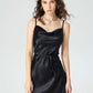 The Solid Satin Cami Dress