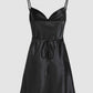 The Solid Satin Cami Dress