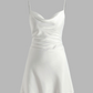 The Solid Satin Cami Dress