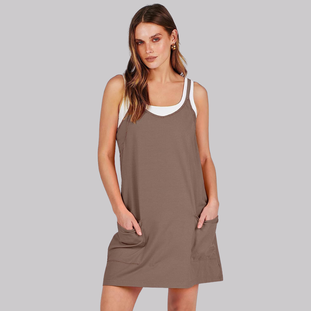 Summer Wide Mini Dress