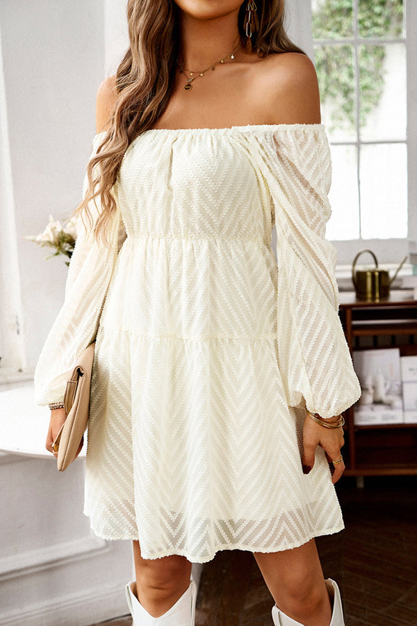 Solid Color Long Sleeve Casual Dress