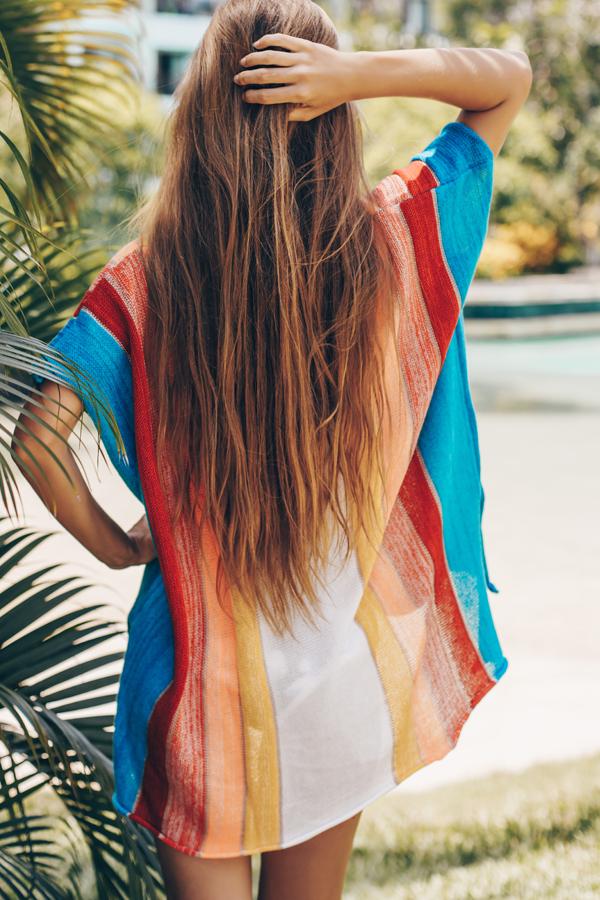Rainbow Style Crochet Cover-Up