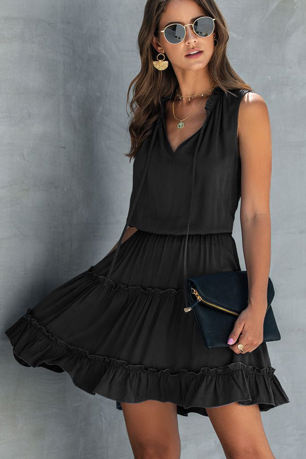 Stringy Selvedge High Waisted Casual Dress