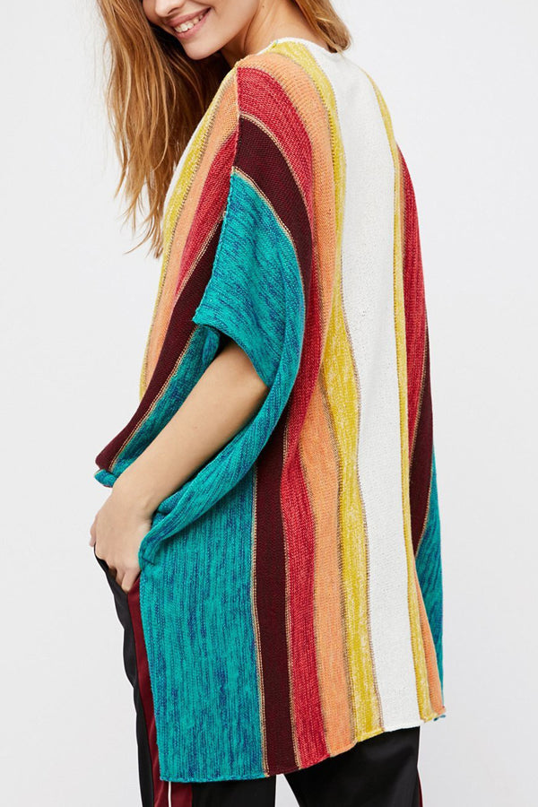 Rainbow Style Crochet Cover-Up