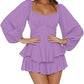 Ruffle Romper Dress