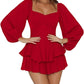Ruffle Romper Dress